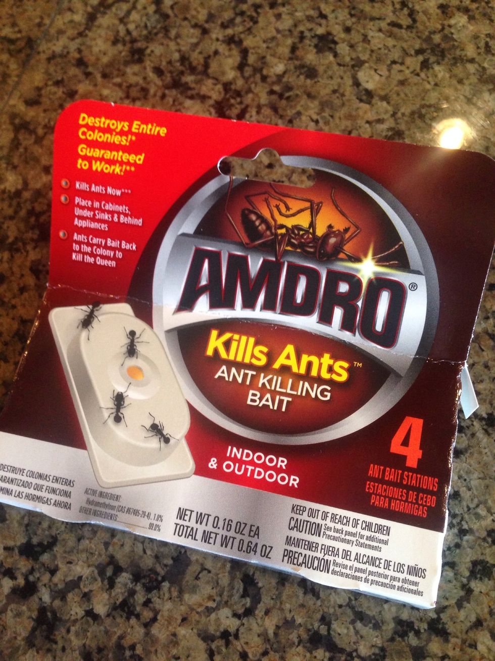 Buy ant bait poison like this one.  Not the spray.  Ants rarely travel to this tomb. Just wait until you see this method!