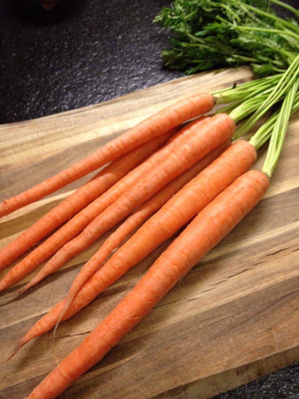 Buy some sweet carrots and choose a couple of them.