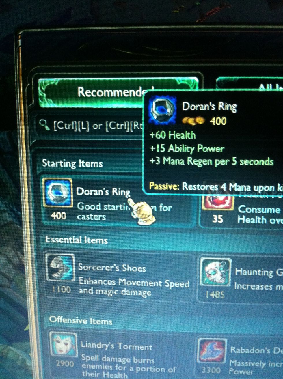 Buy the three next things i'm about to show you