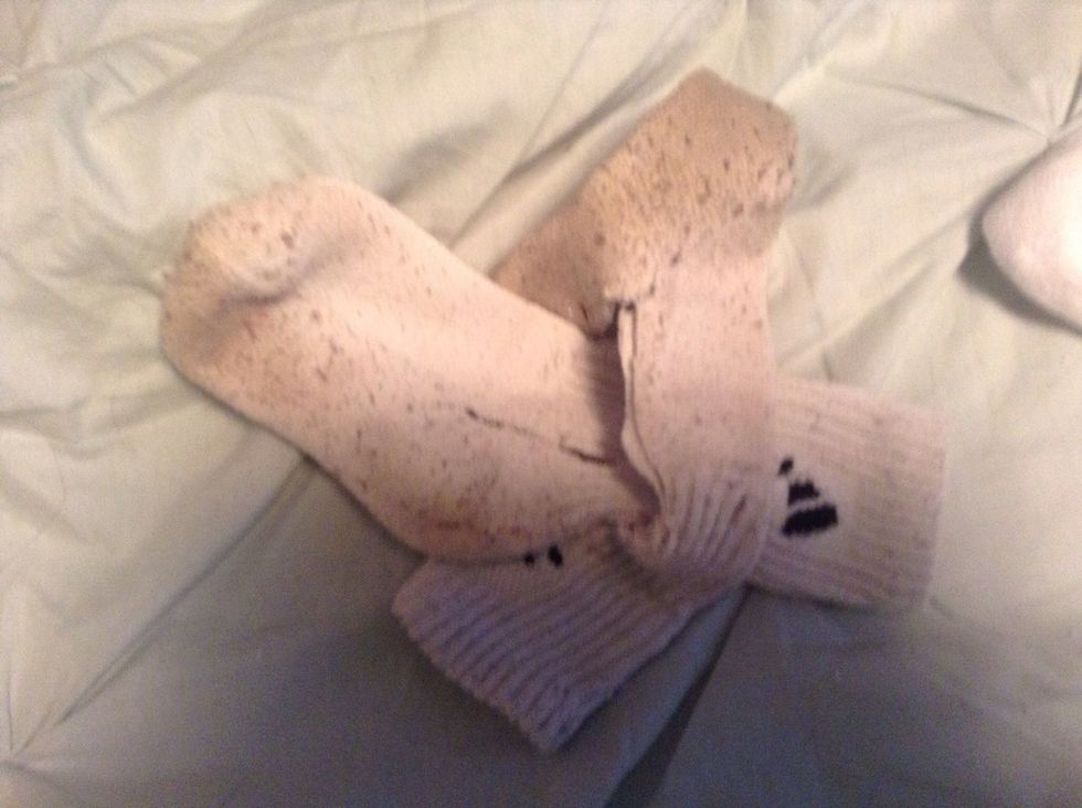By intertwining the socks I find it lasts longer for our furry friend Stella. She is capable of mass destruction... Walls, car mirrors, all food items, etc. plus it is more fun for the pup.