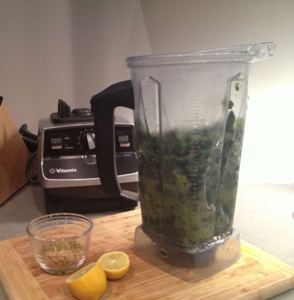 By the way, if anyone's wondering: The cooked veggies + broth they were simmering in = approx 5 cups.