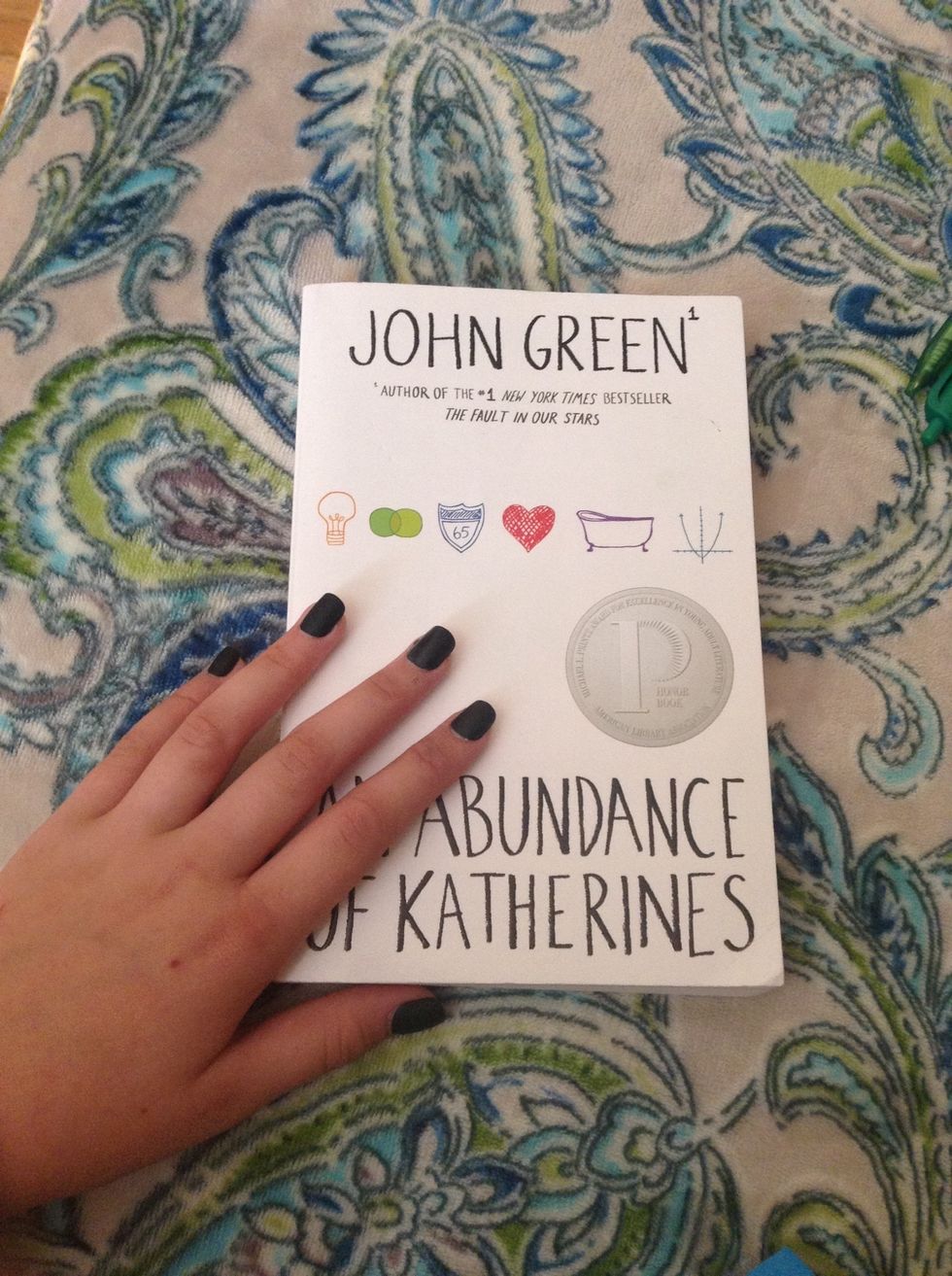 By the way, the book I will be using for this guide is An Abundance Of Katherine's written by John Green. It is a beautiful story and I highly recommend it!