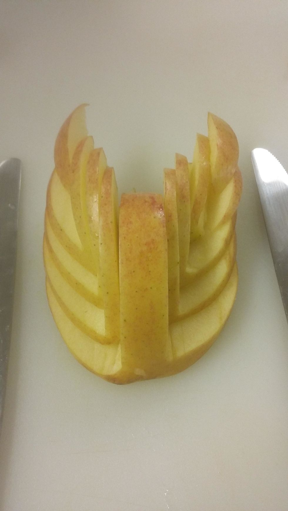 By this time, you can do the other side just like the first few steps and make it look like this.