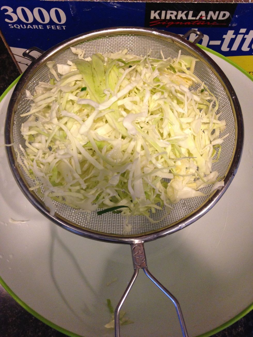 Cabbage, bean sprouts, mint, onions, cilantro, and lime juice garnish the dish