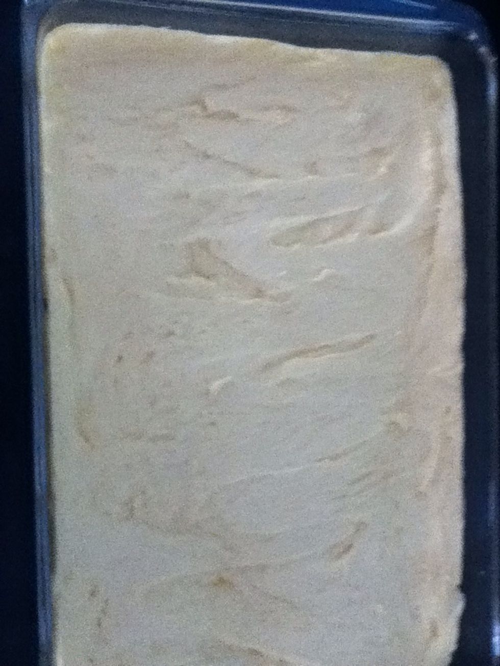 Cake when cooked for 8 to 9 minutes