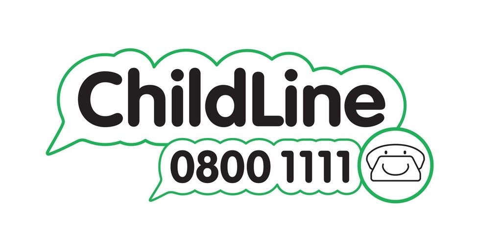 call childline it free call 0800 1111 phone up now