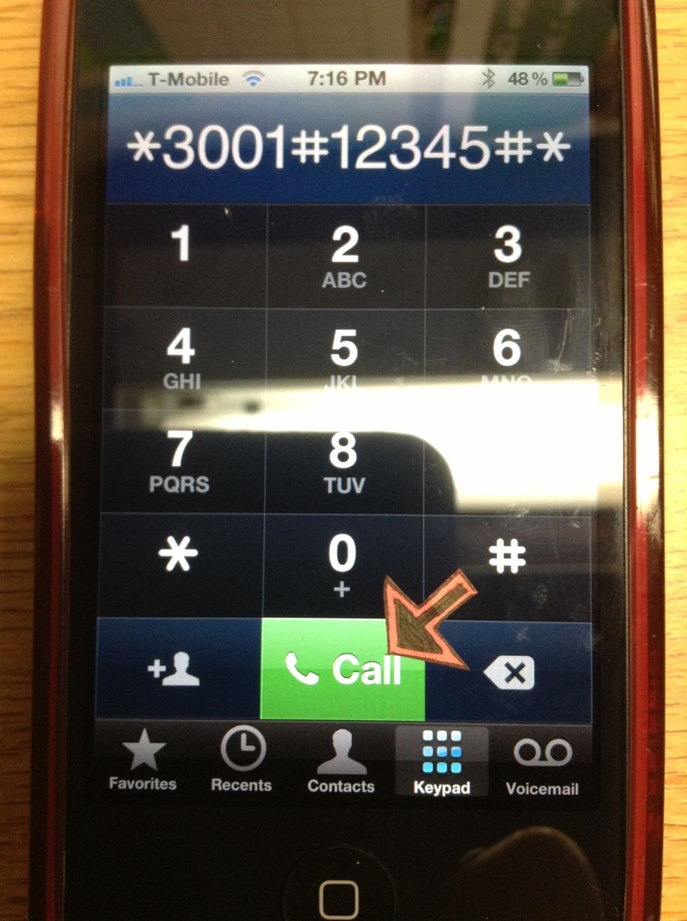 Call the number. Do not fret my fellow introverts, no form of human interaction is involved because we are not actually making a phone call. I know, sigh of relief.