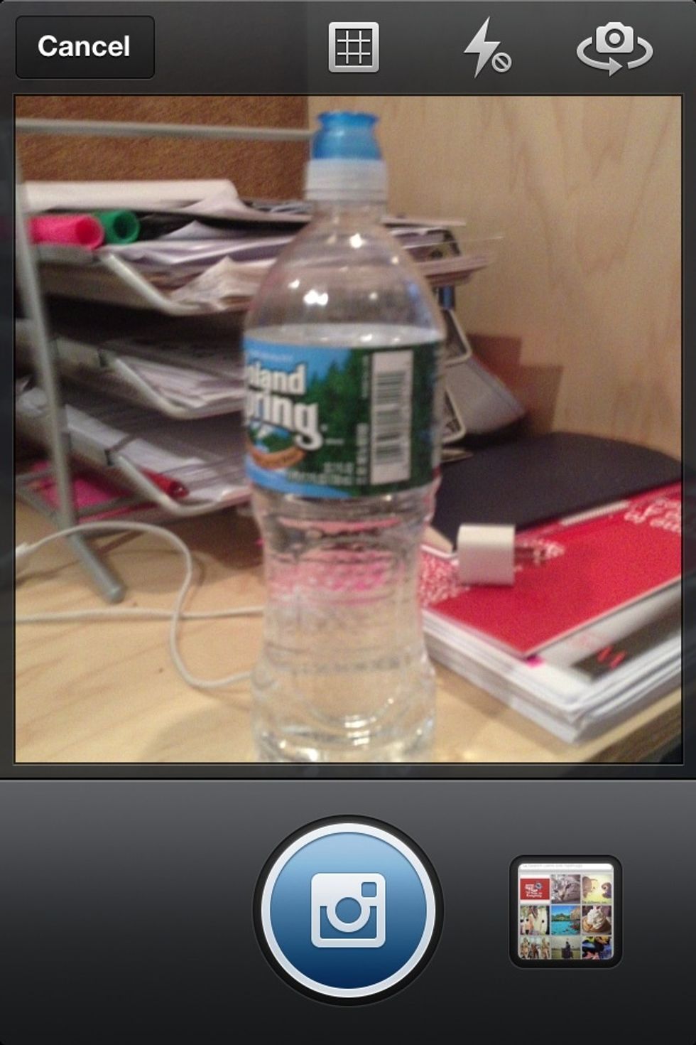 CAMERA: Take a photo or select from your library.