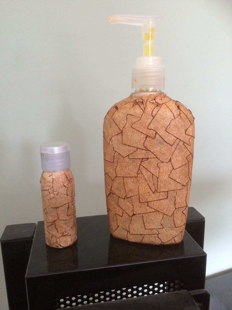 Can be done on almost any item. Eye drop bottles, soap dispensers, Kleenex boxes etc.