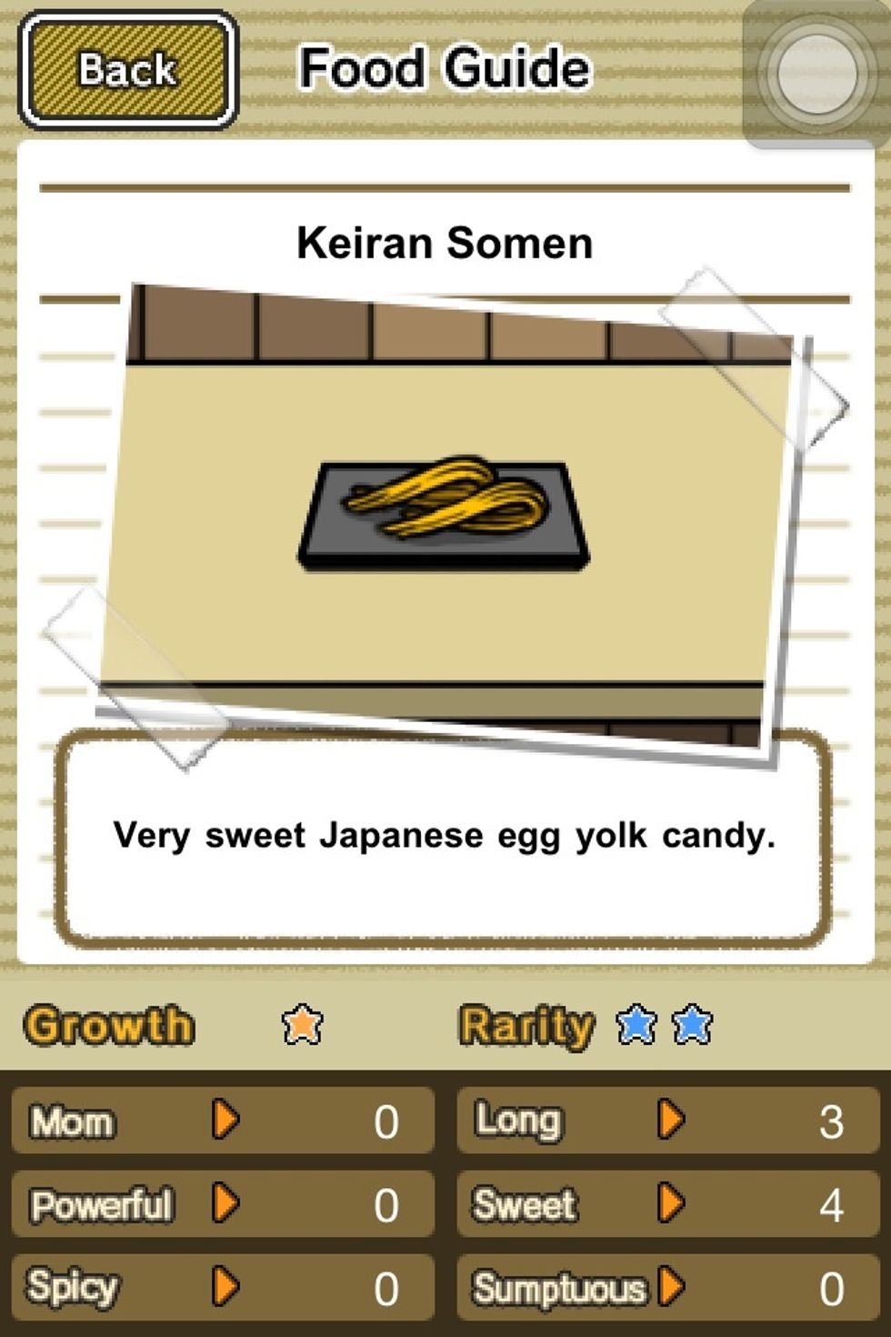 Can't complain about this one. One star and total of 7 attributes(Long+3, Sweet+4). One of my favorite.
