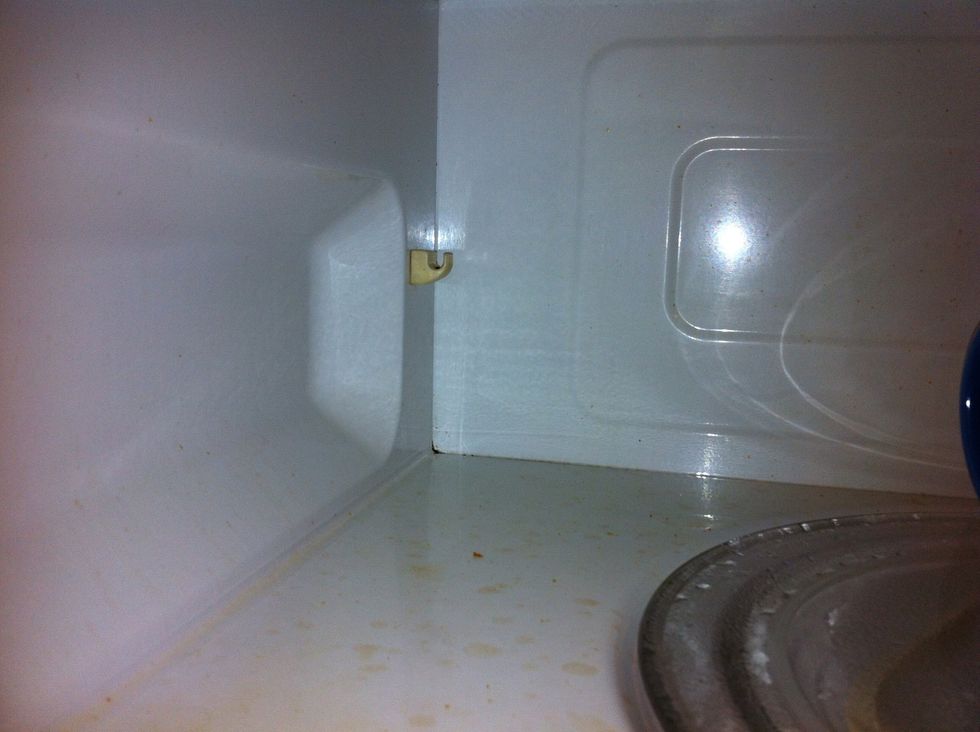 Can you see how dirty it is all thanks to my husbands tea.