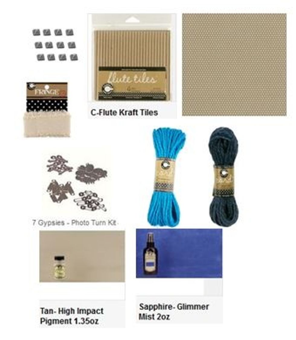 Canvas Home Brands and Tattered Angels Products used in layout.
