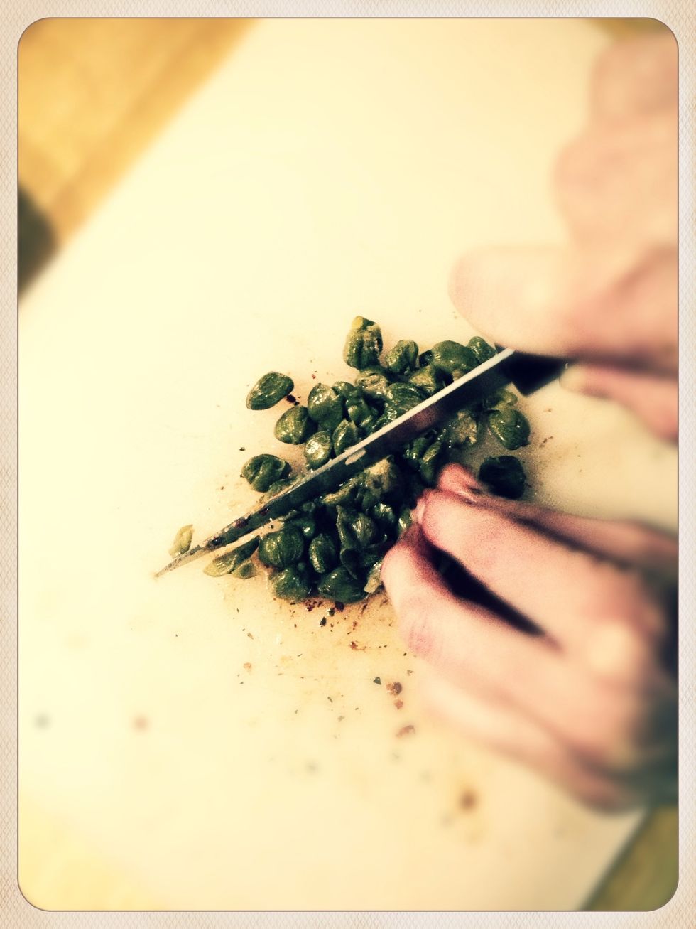 Capar fruit is also smashed to small pieces!