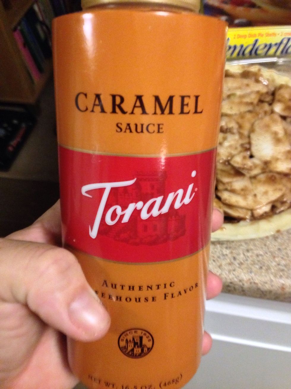 Caramel YUM! You can use any brand but I prefer Torani.