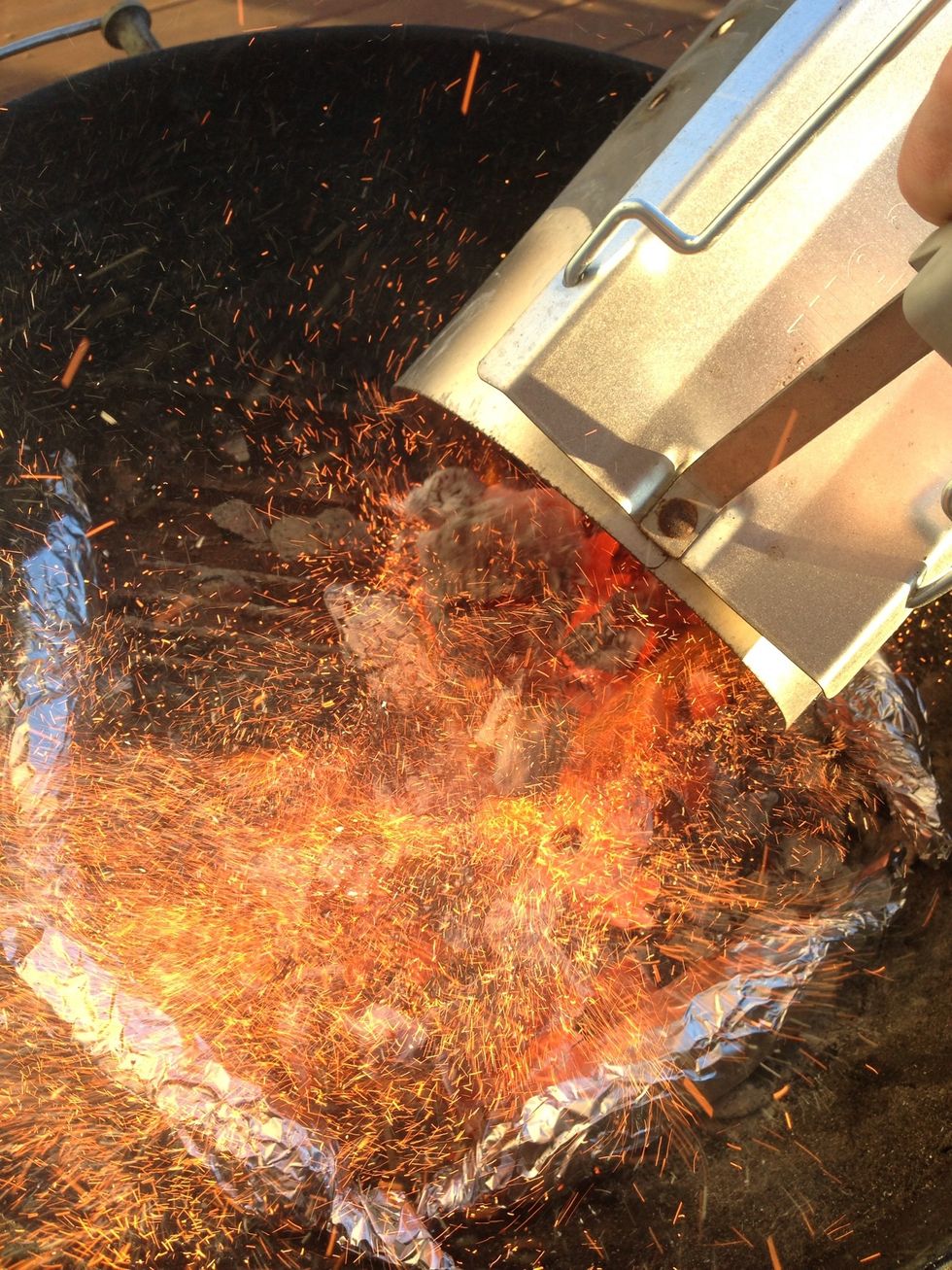 Careful - it sparks up! I wouldn't wear a silk shirt when grilling. Of course, I wouldn't wear one when I'm not grilling either. :-)