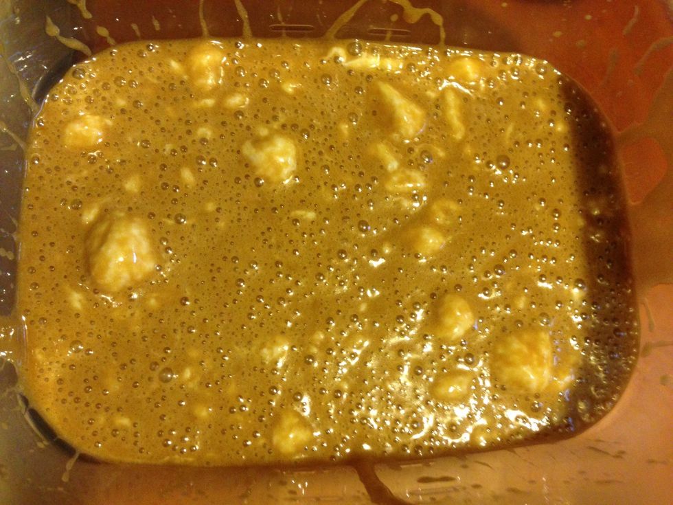 Careful the mixture will be bubbly, sticky, & hot! Stir until all mallows are melted!