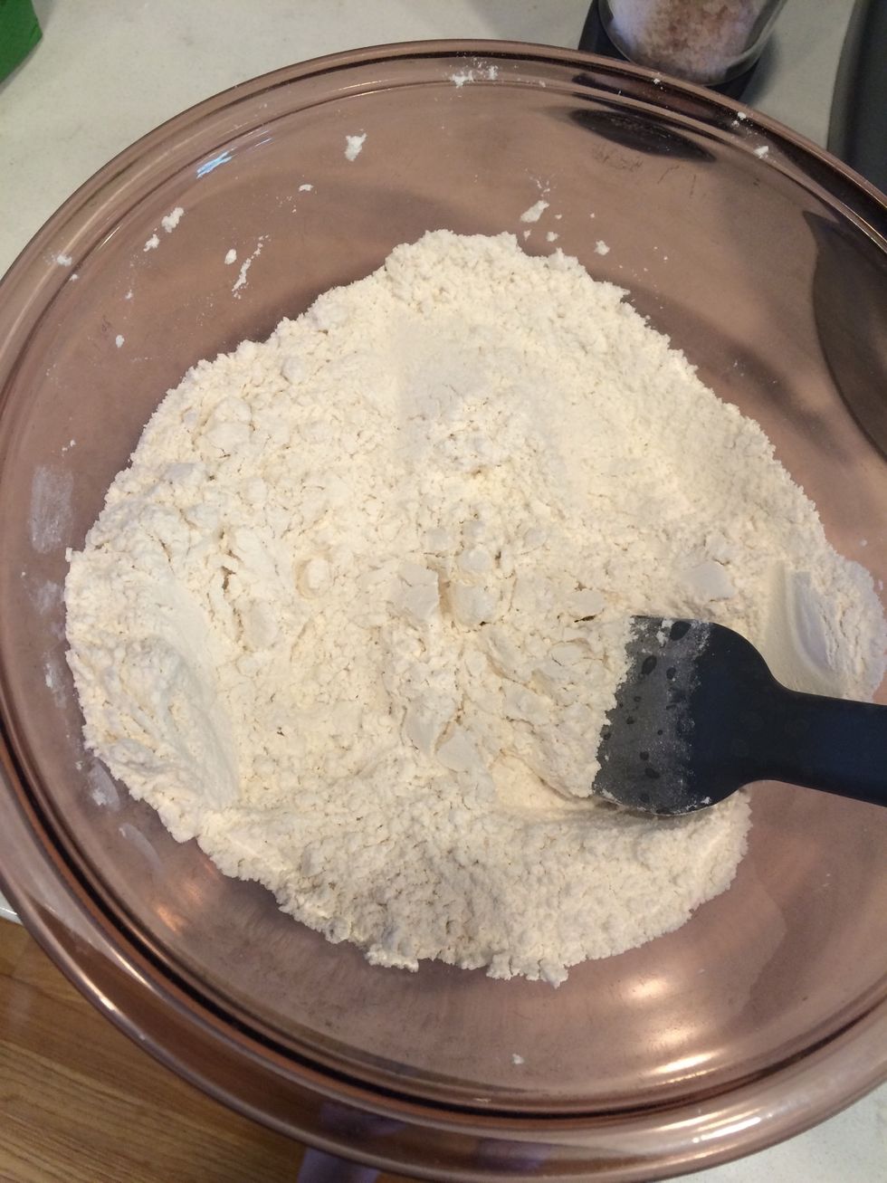 Carefully combine all the dry ingredients in a separate bowl.