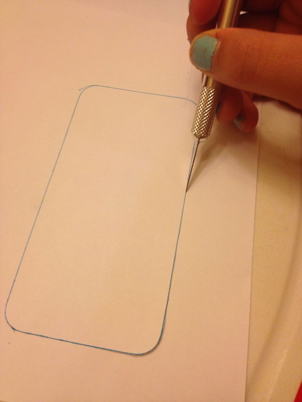 Carefully cut it out with an exacto knife