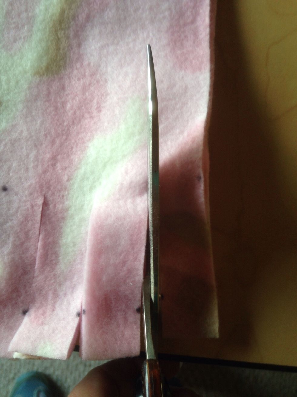 Carefully cut your fringe.