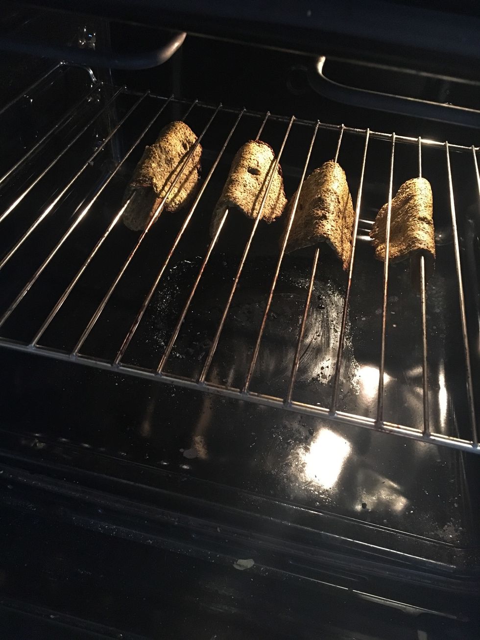 Carefully put on the rack in your oven. Heat for another 5-10 mins