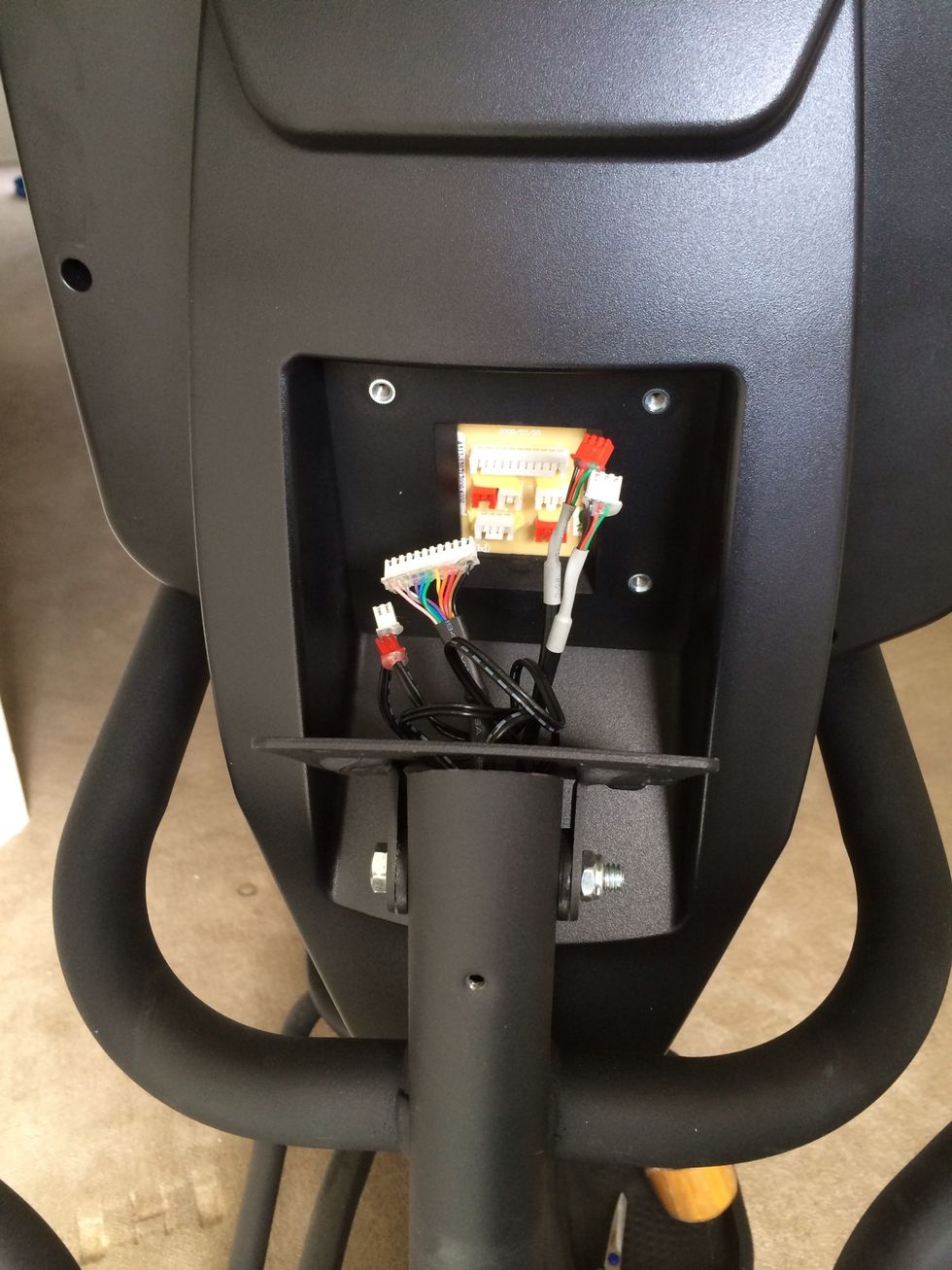 Carefully remove 4 bolts on back of head unit. Then carefully remove electrical components from board.