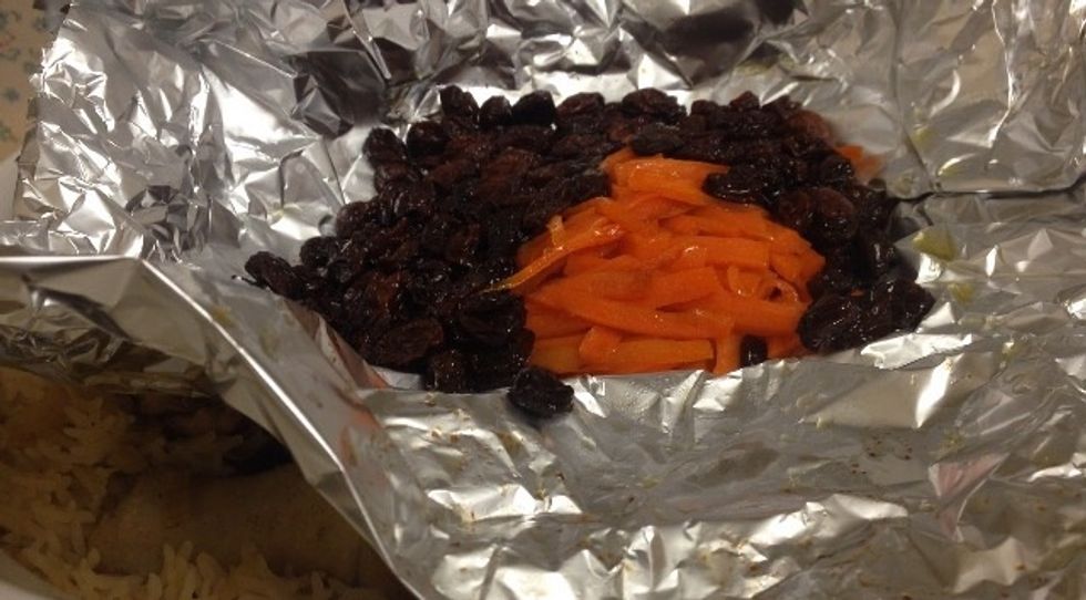 Carrots and raisins are more soft ..