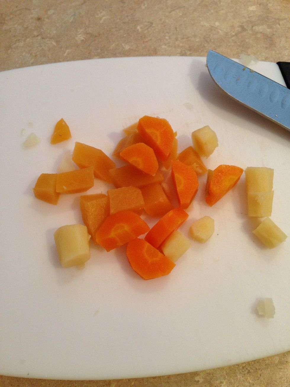 & carrots, turnup, parsnip