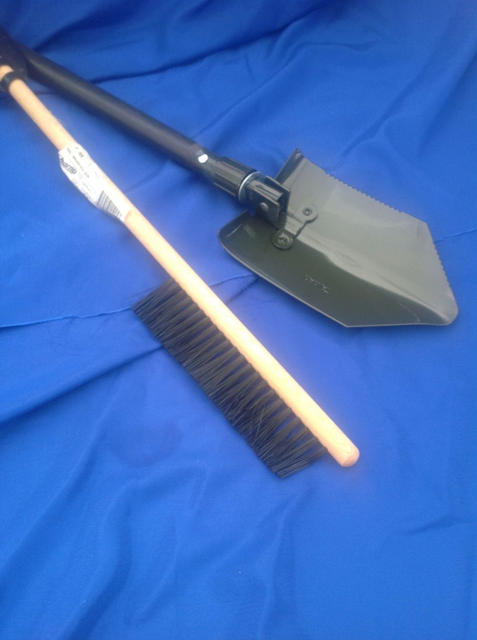 Carry a collapsible shovel and snow broom. If your car is "snowed in" be sure to remove snow from around the exhaust pipe before turning on your car. Otherwise, carbon monoxide can back up inside car.