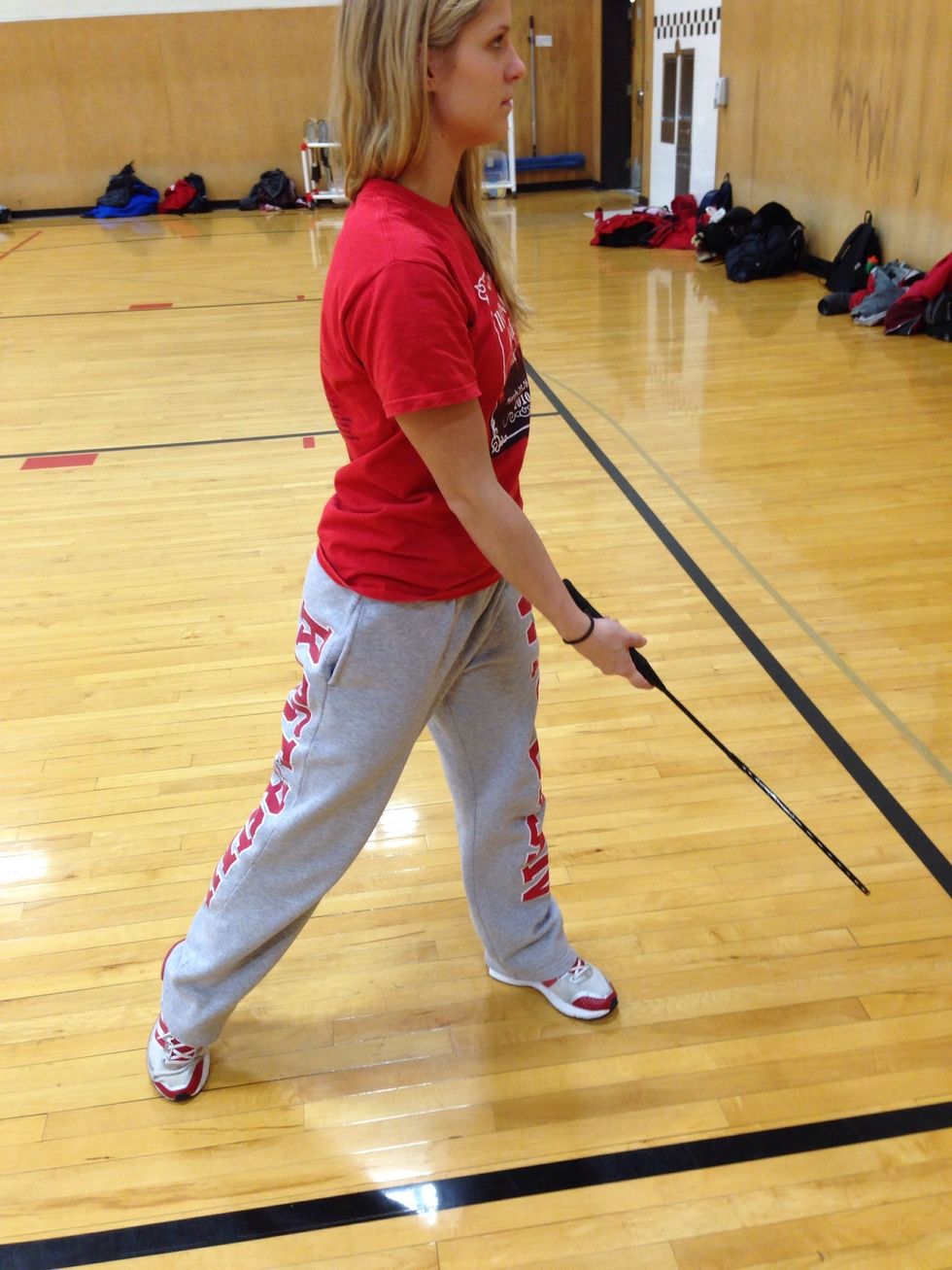 Catch it high- place racquet under the the dropping shuttle, drop your racquet down and lift to contact shuttle, and lift from your shoulder, bump shuttle over the bet having it be close to the net