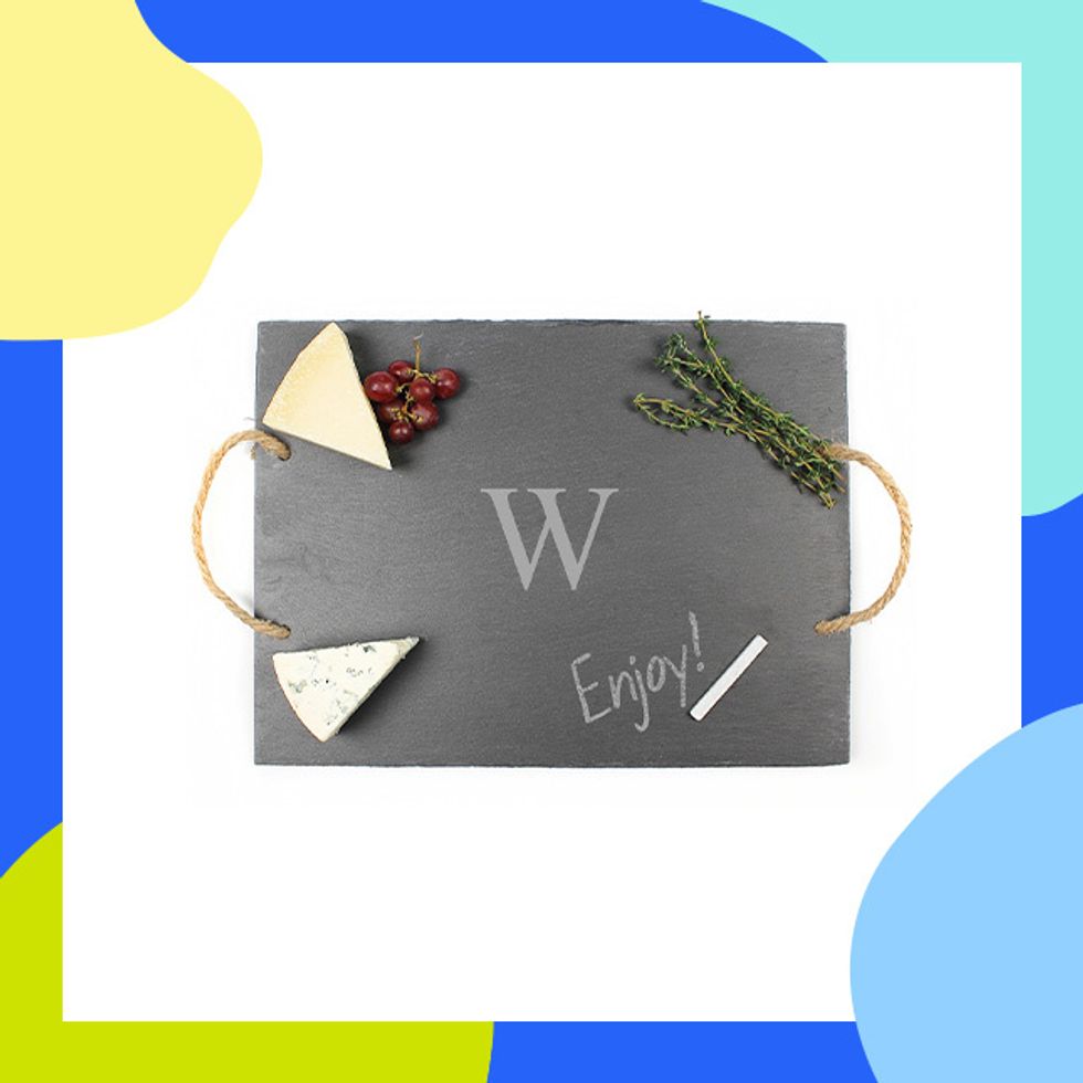 Cathy's Concepts Personalized Slate Serving Tray ($51.99): Serve mom brunch on this sleek slate tray. Have her sneak a peek under her plate to reveal her initial for a sweet surprise.