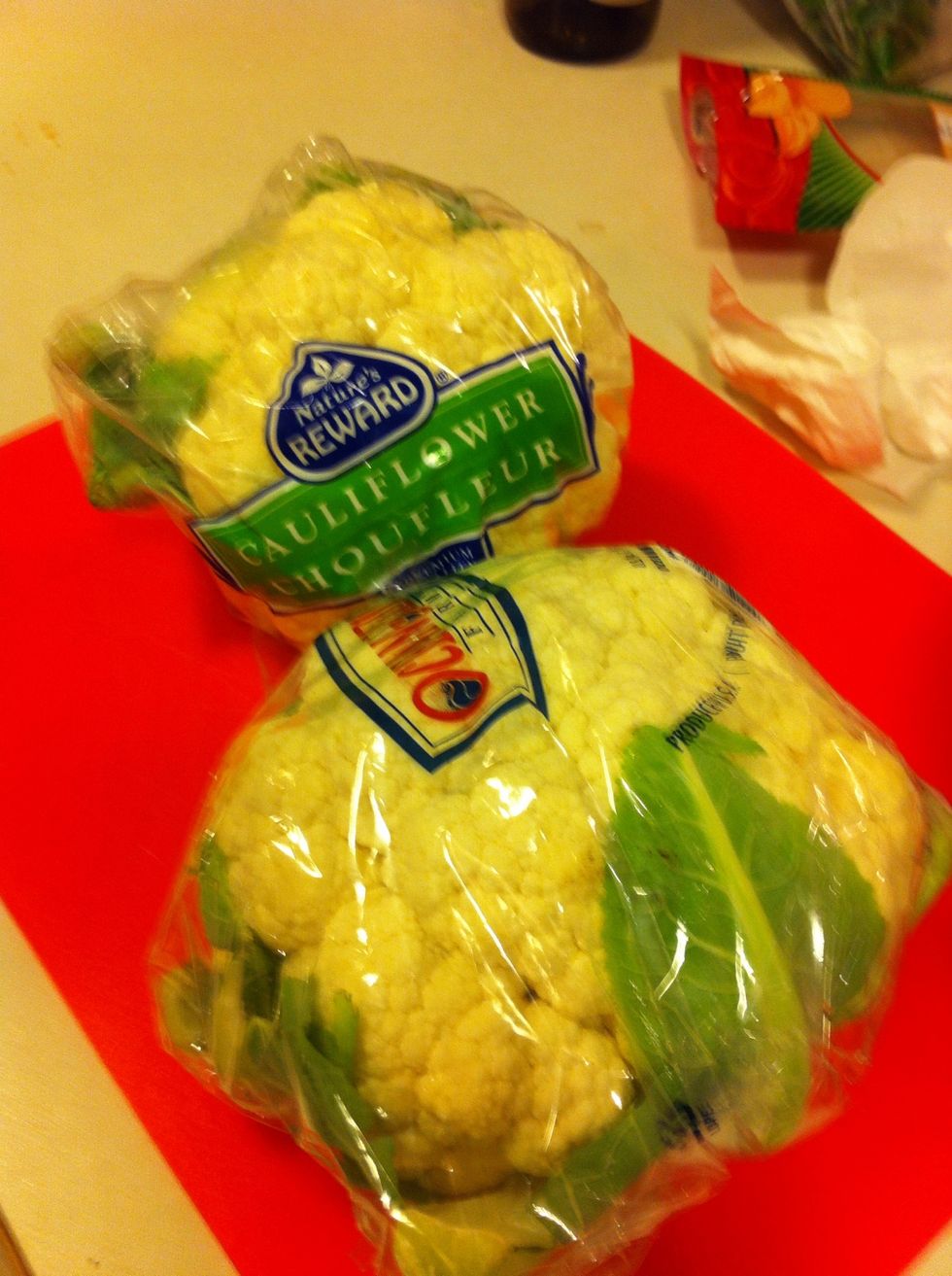 Cauliflower! Think you hate it? Try this you will love it!... I use this in place of mashed potatoes... Personal I think it's better than potatoes! And better on the calories!