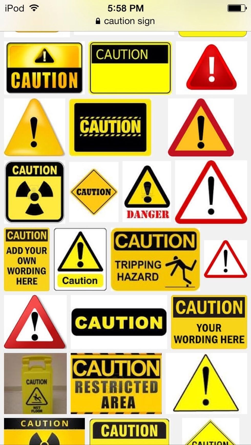 Caution! These cards can be a lethal and dangerous weapon. Do not aim these at anybody. They can really hurt!