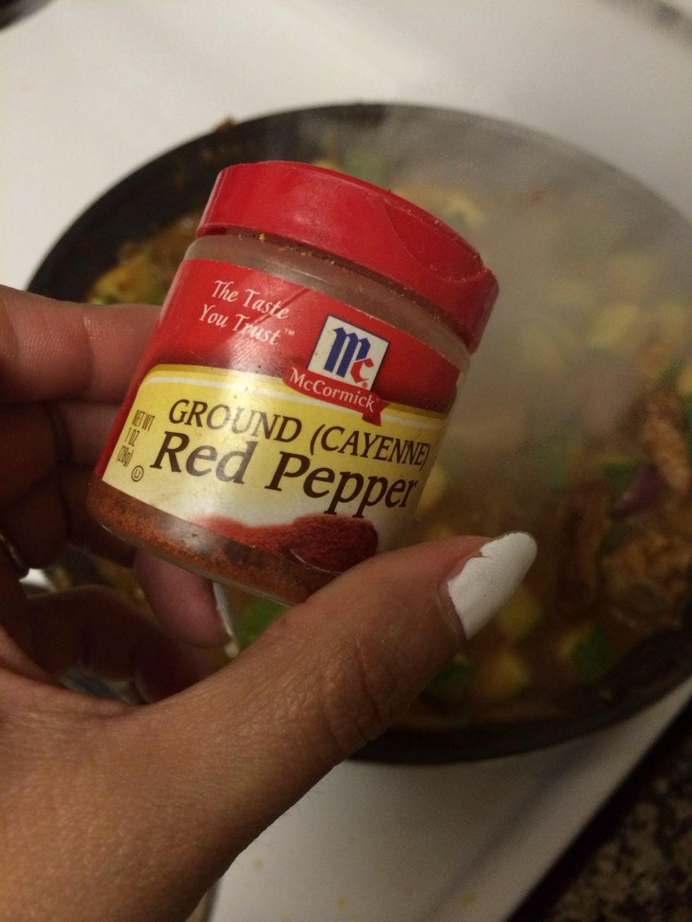 Cayenne if you want so extra kick