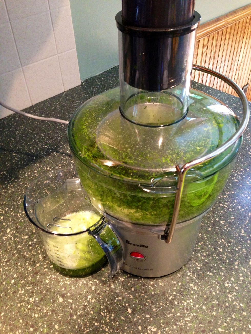 Celery should produce a decent amount of juice! NOTE: try and buy organic celery as it is a member of the "dirty dozen" often sprayed with potentially harmful pesticides.