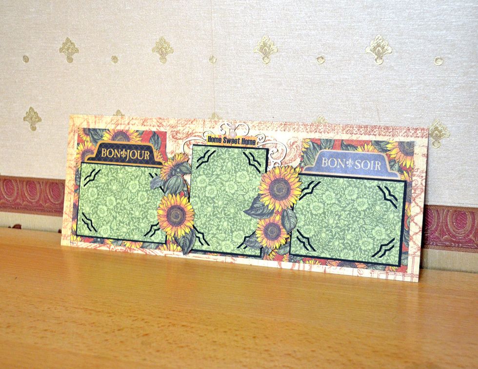 Cell 1. Add some flowers, stickers and other