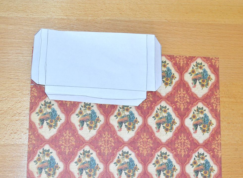 Cell 6. Make envelope for tea. Use seme pattern from Cell 5.