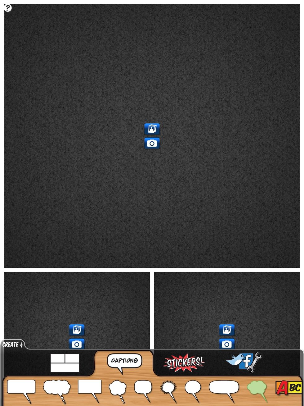 Change the layout and then press the captions tab at the bottom.