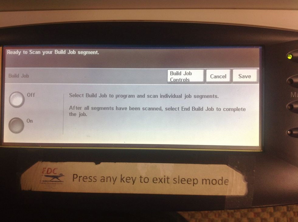 Change the option from OFF to ON and then hit SAVE