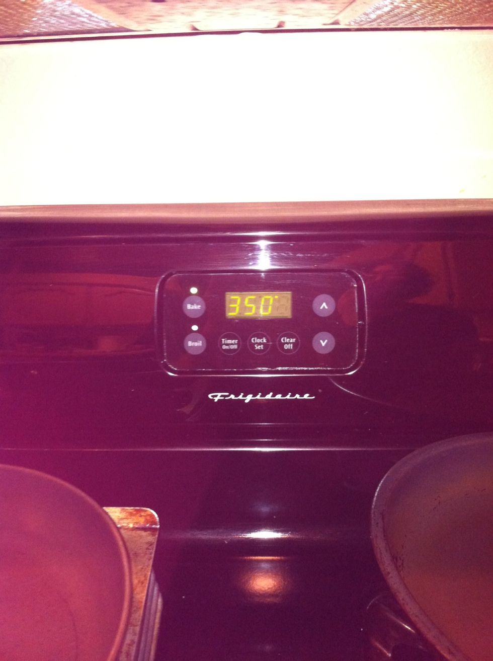 Change to 350 degrees.