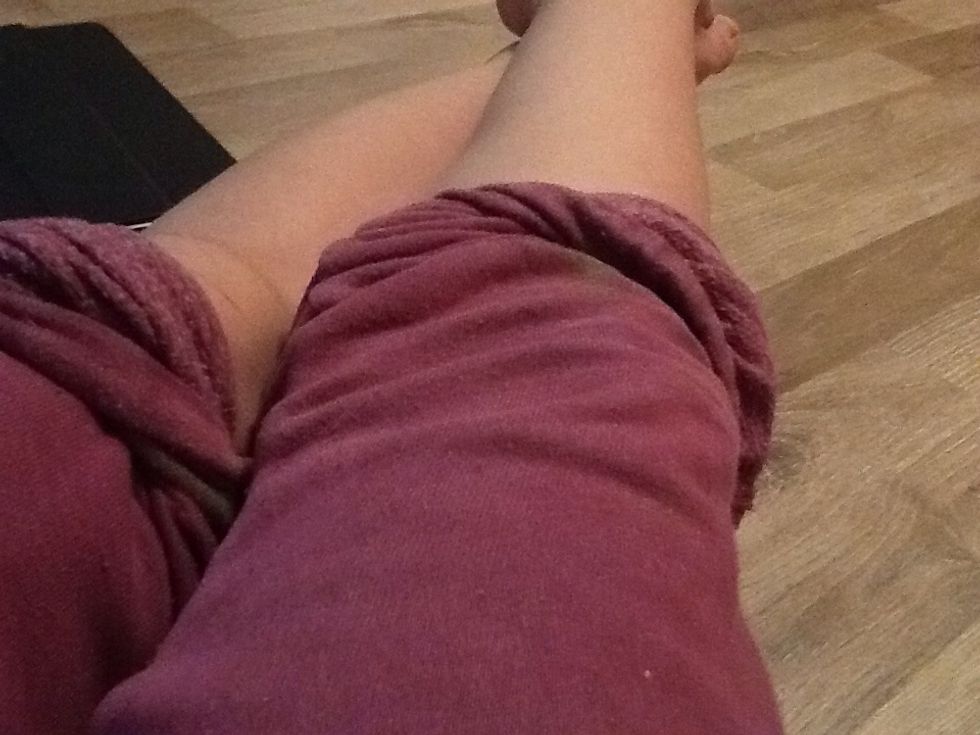 Change you clothes! Assure that you are wearing loose, comfortable pyjamas. Or nothing. Wear nothing. That way your clothes won't annoy you. But clothes are recommened.