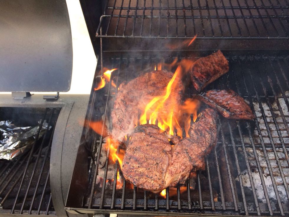 Charring my protein...
