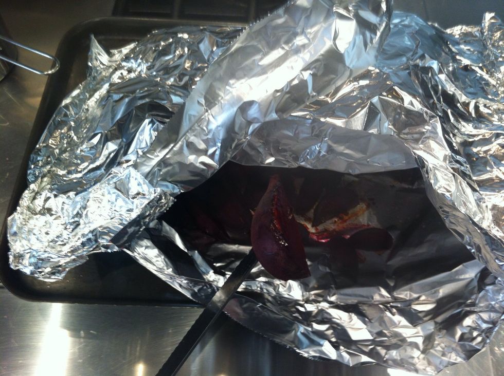 Check beetroot is cooked. Needs to be nice and soft or pure will be lumpy!