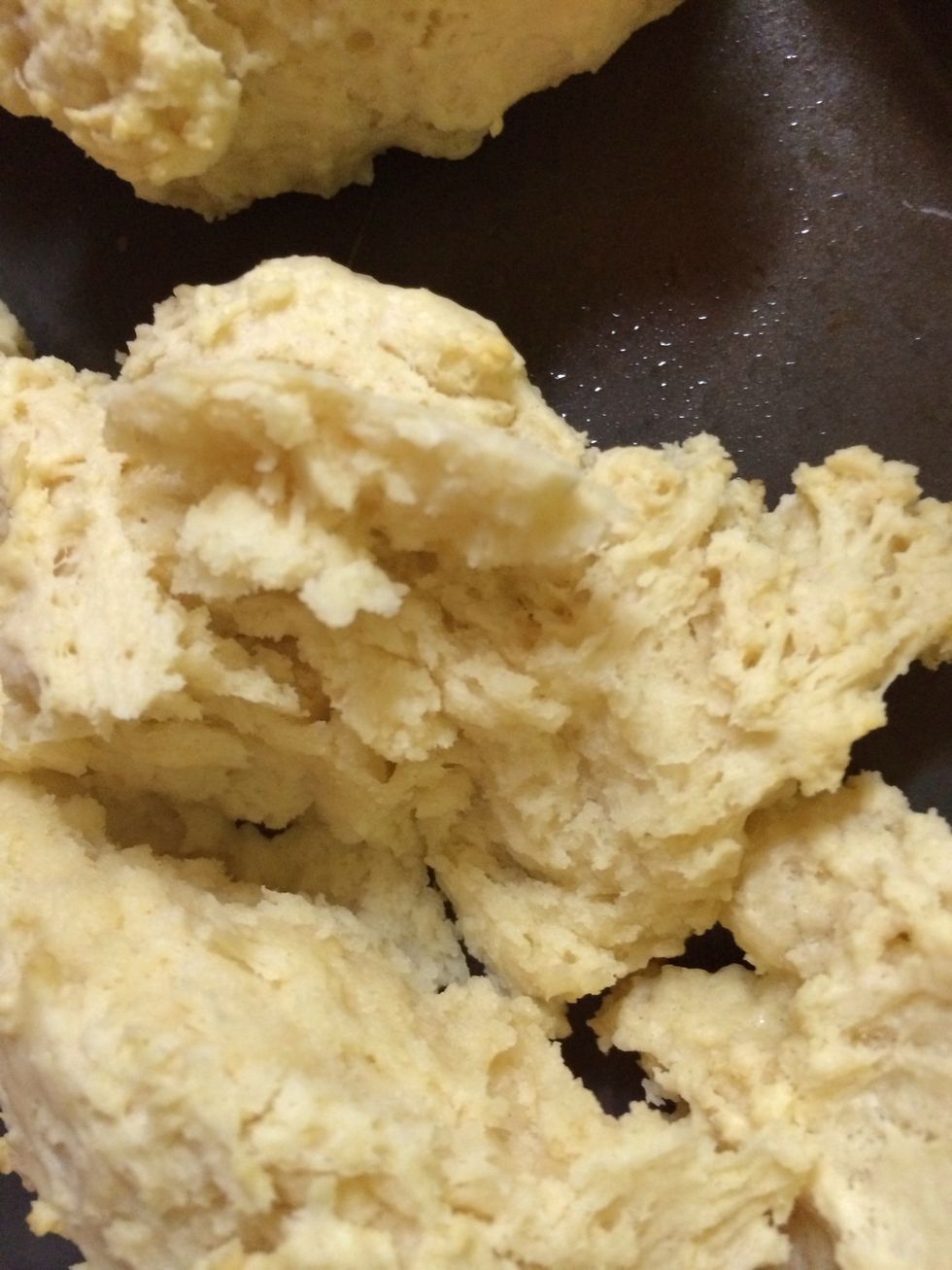 Check biscuits for set. Remember they don't have to be pretty because they are going straight into stuffing. Allow to cool.