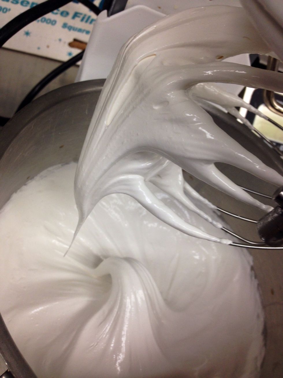 Check for stiff peaks