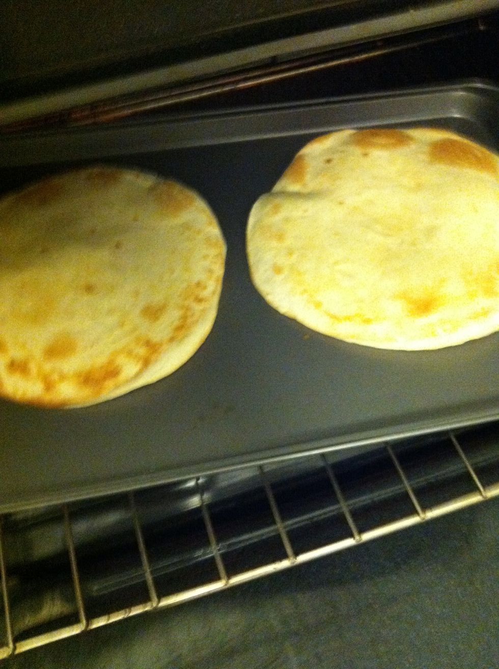 Check on them until golden brown. I flip them once