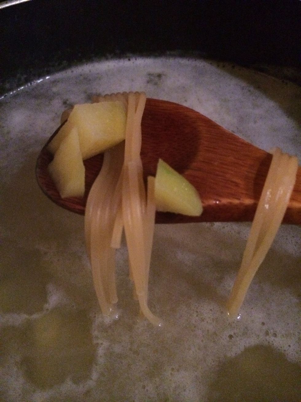 check on your potatoes and spaghetti, you don't want them to overcook\ud83d\udc49