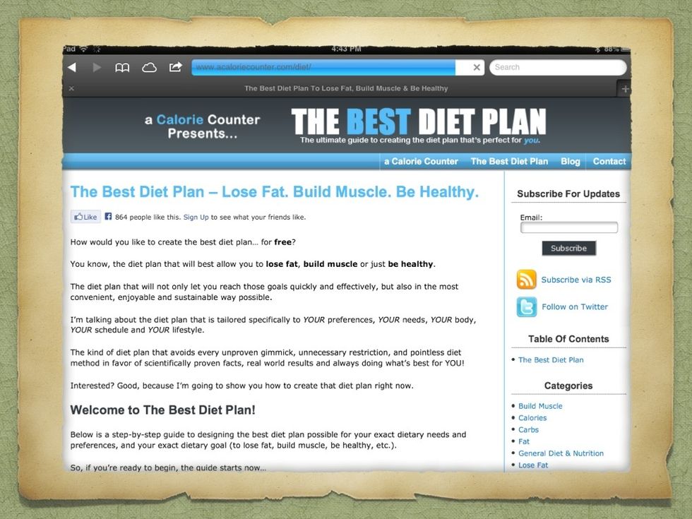 Check out ACALORIECOUNTER.COM/DIET/ for more detailed explanation.