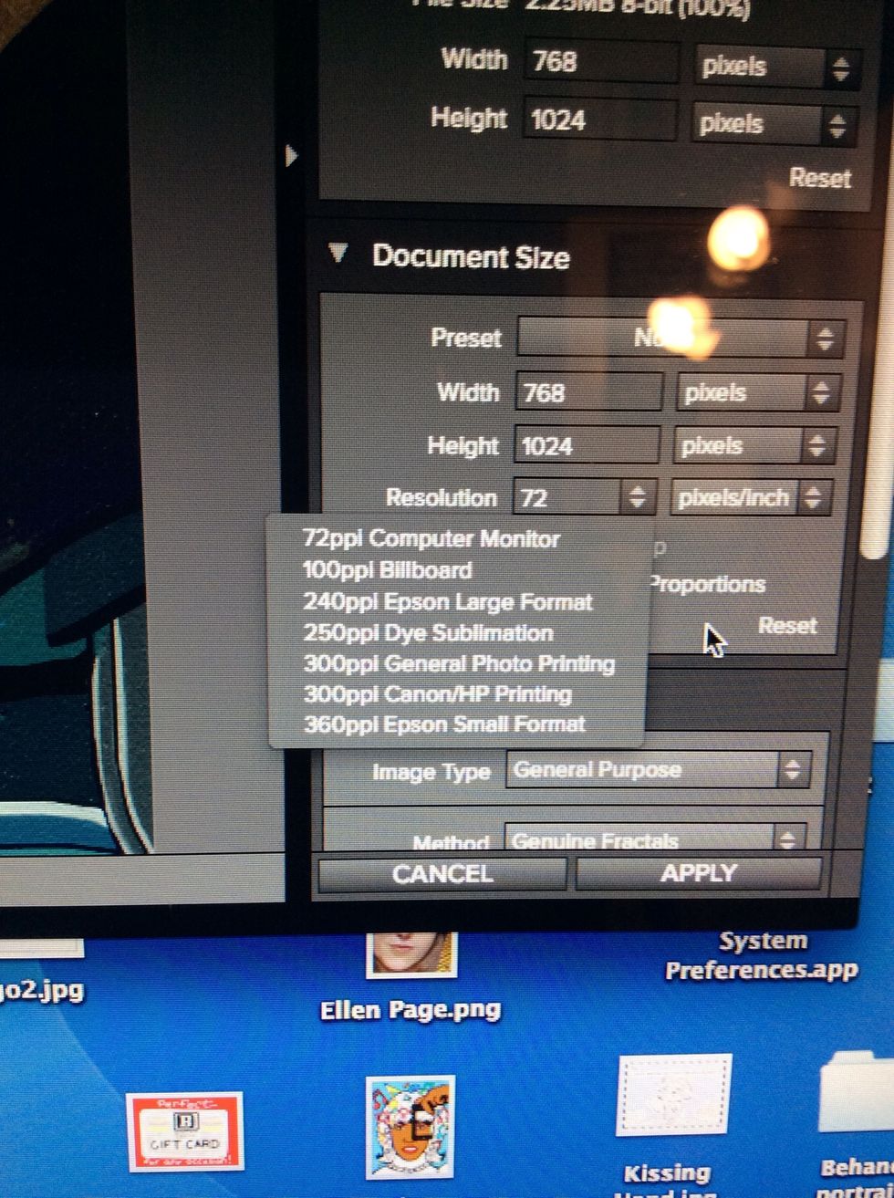 Check out the different settings.