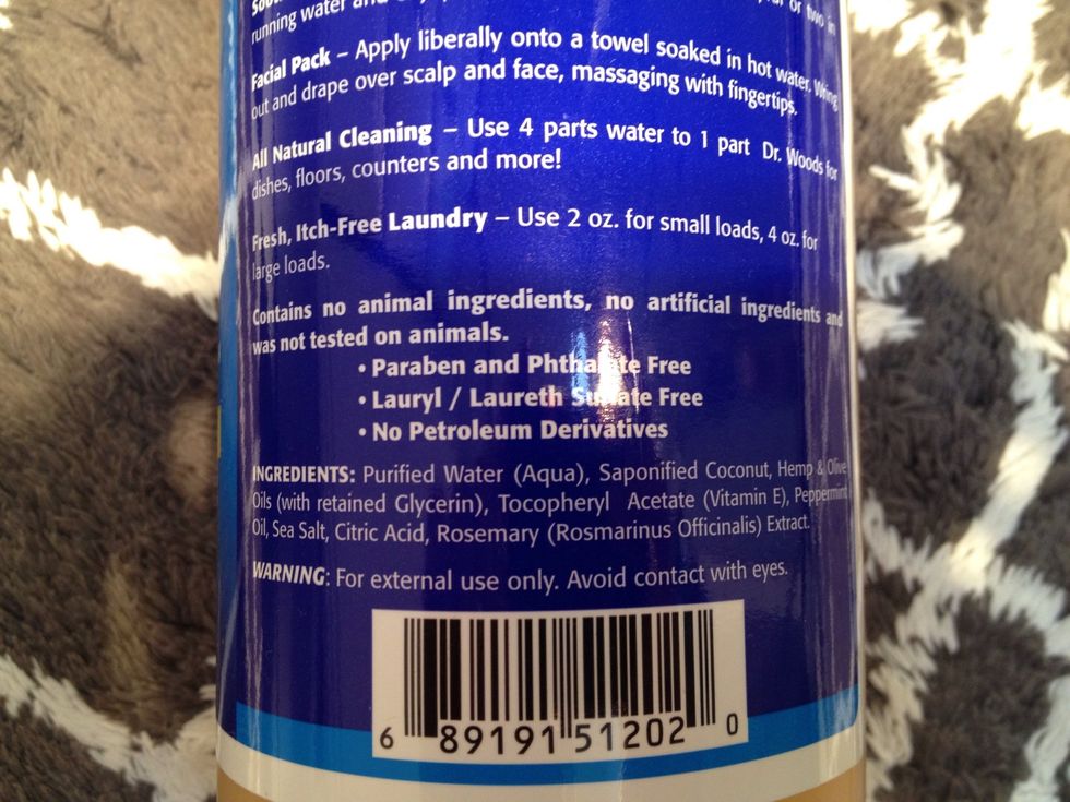 Check out the ingredients \u2b06 So simple and pure (the way everything in life should be)! \ud83c\udf3b I try to avoid putting nasty chemicals on my skin and in my body, so I don't want to clean with them either.