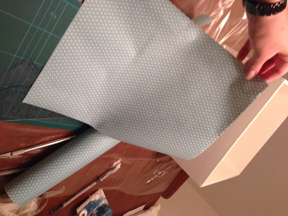 Check that it fits inside the box - if not then keep cutting off until it fits inside.